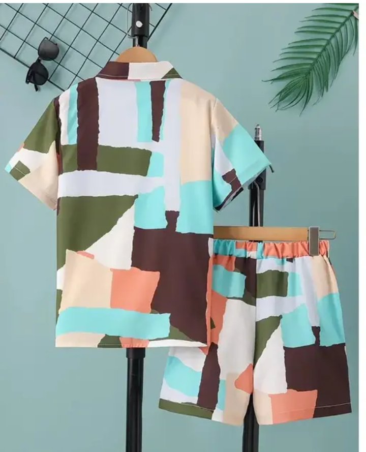 Men’s Night Suit / Co-Ord Set (Shirt & Shorts)